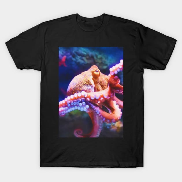 RAINBOW OCTOPUS T-Shirt by EddieChristian